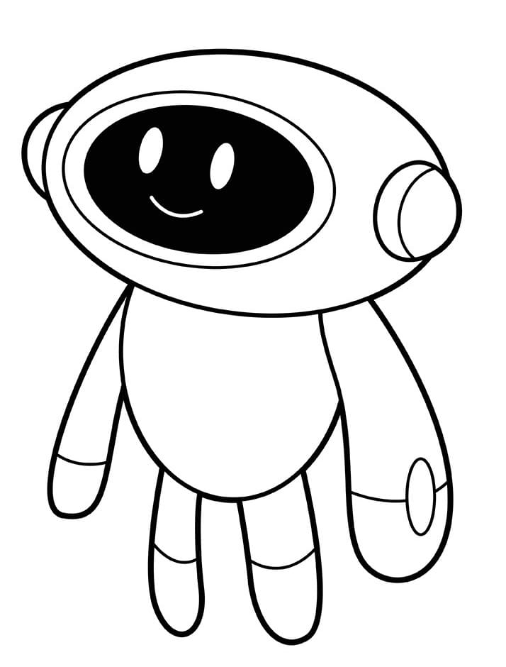Robot Yazdır Boyama Sayfası