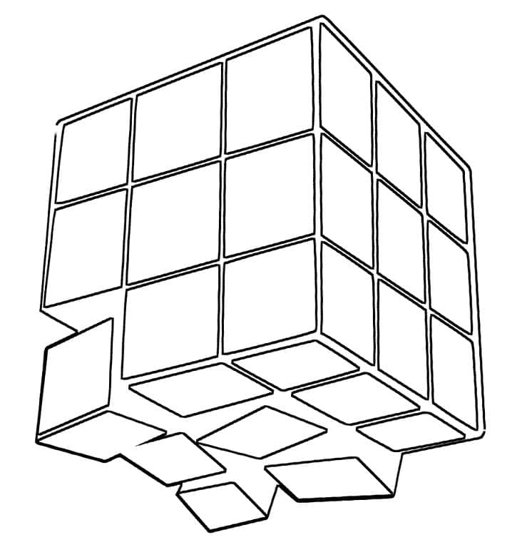 Rubik (1) Boyama Sayfası