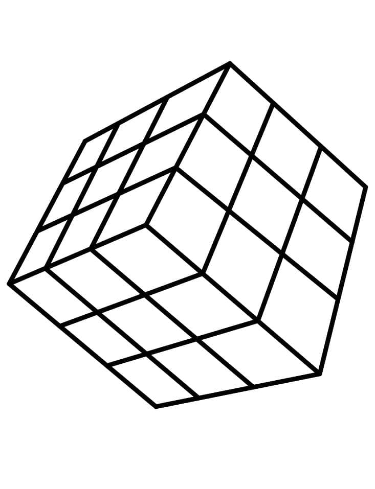 Rubik (6) Boyama Sayfası