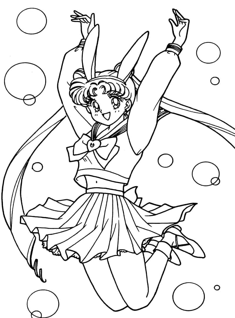 Sailor Moon (10) Boyama Sayfası