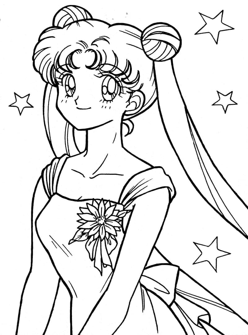 Sailor Moon (12) Boyama Sayfası