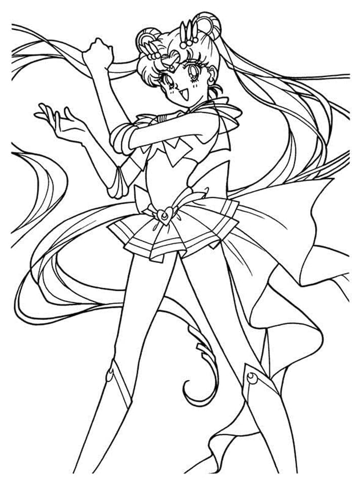 Sailor Moon (16) Boyama Sayfası