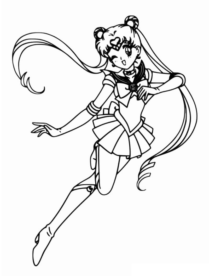 Sailor Moon (17) Boyama Sayfası