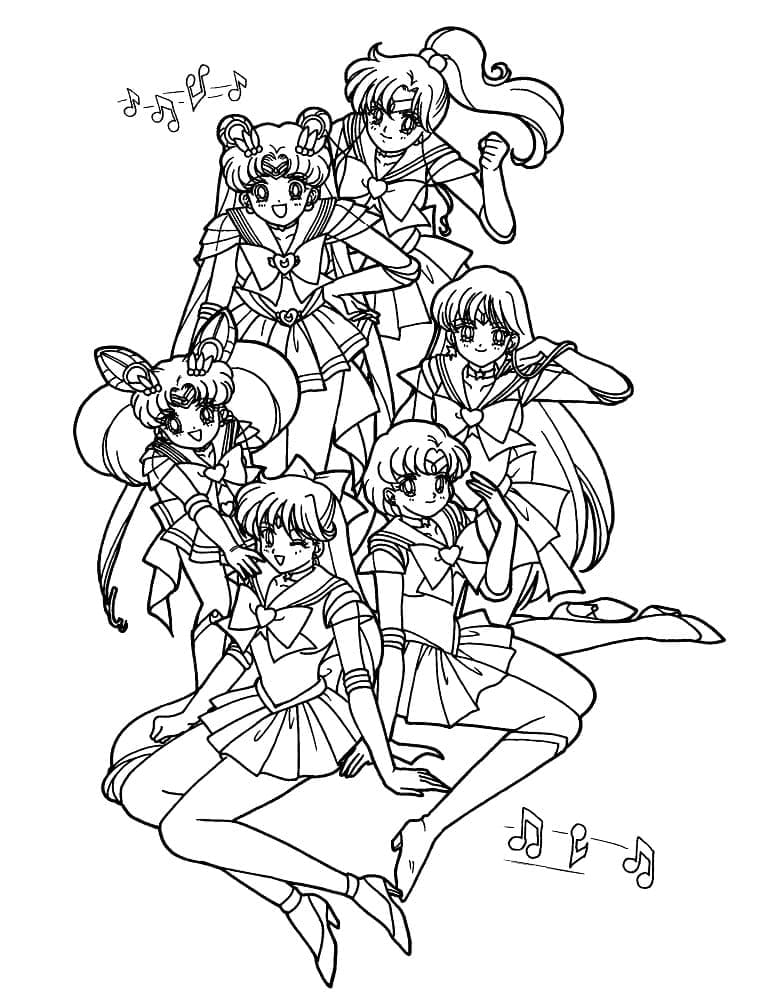 Sailor Moon (25) Boyama Sayfası