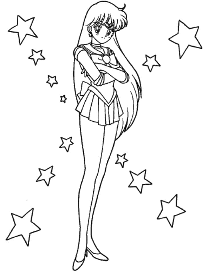 Sailor Moon (32) Boyama Sayfası