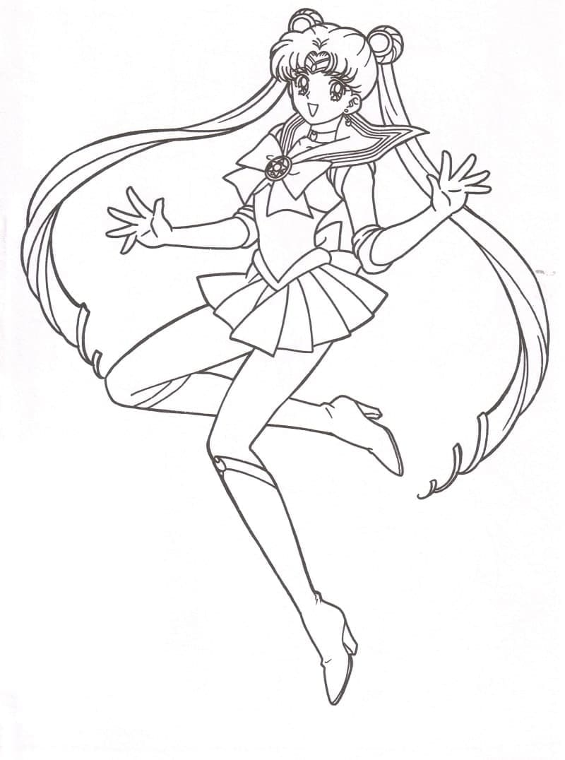 Sailor Moon (40) Boyama Sayfası