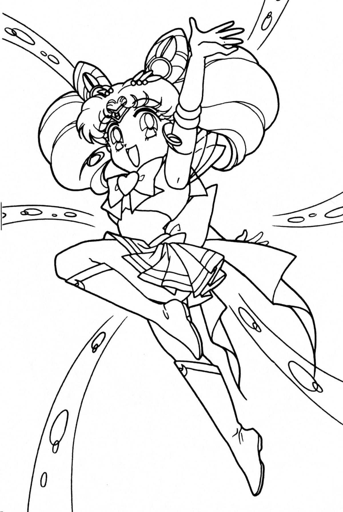 Sailor Moon (5) Boyama Sayfası