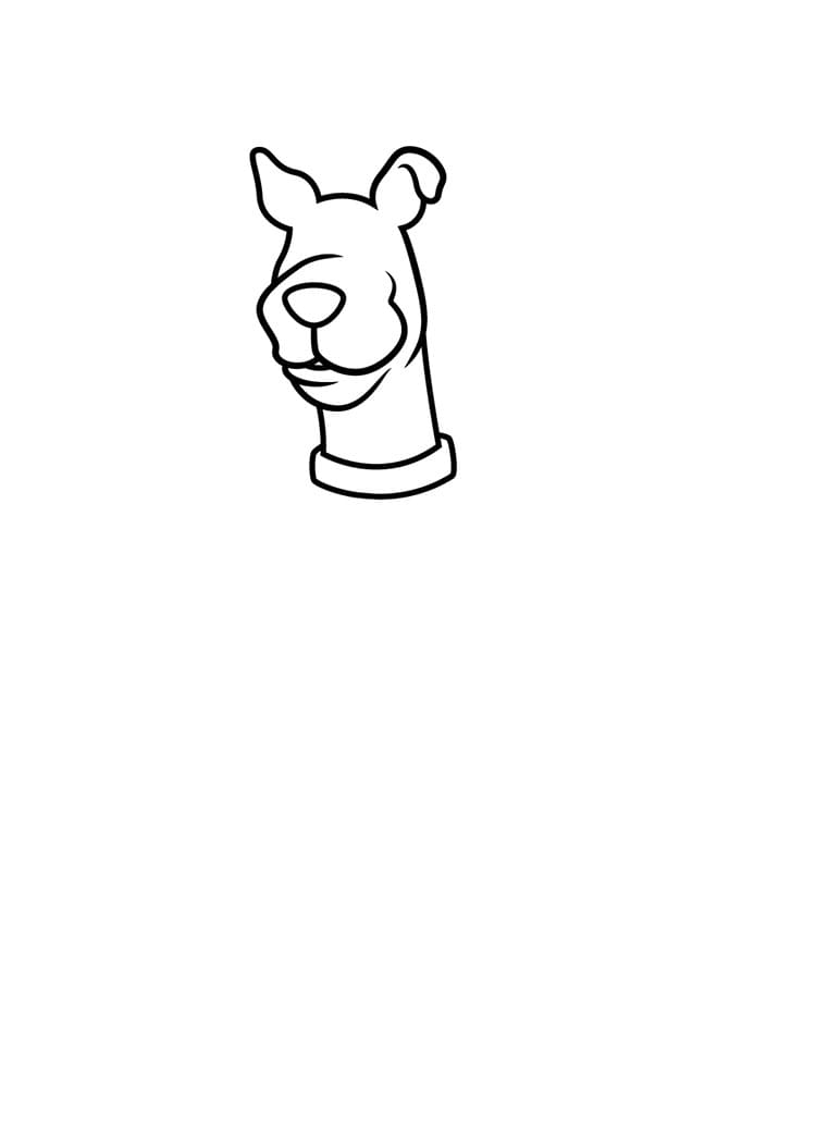 Scooby-Doo Nasıl Çizilir Adım (4)