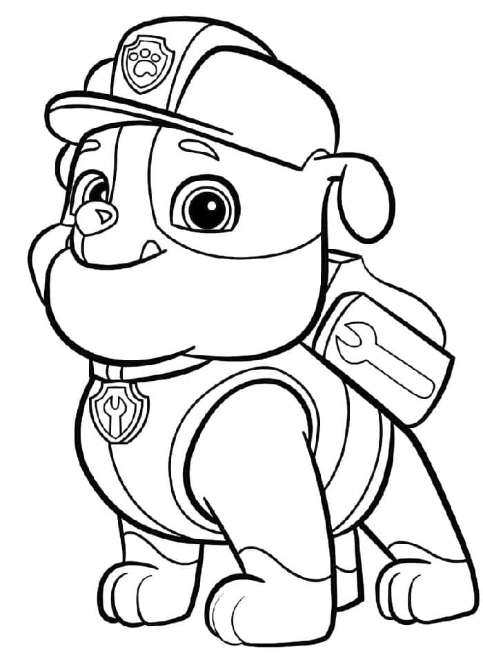 Sevimli Paw Patrol Boyama Sayfası