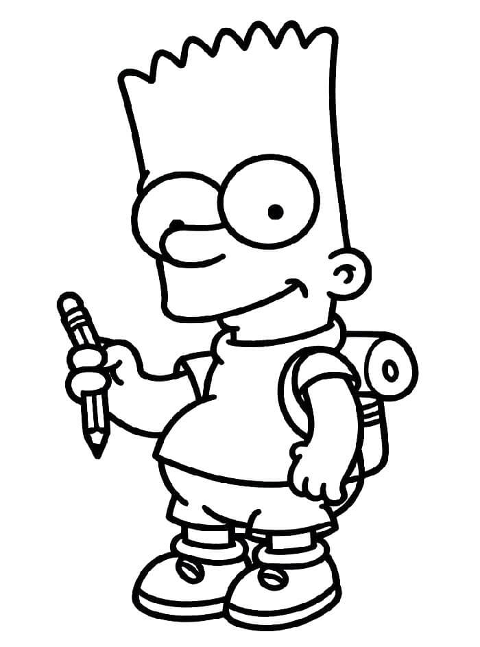 Simpsonlar (5) Boyama Sayfası