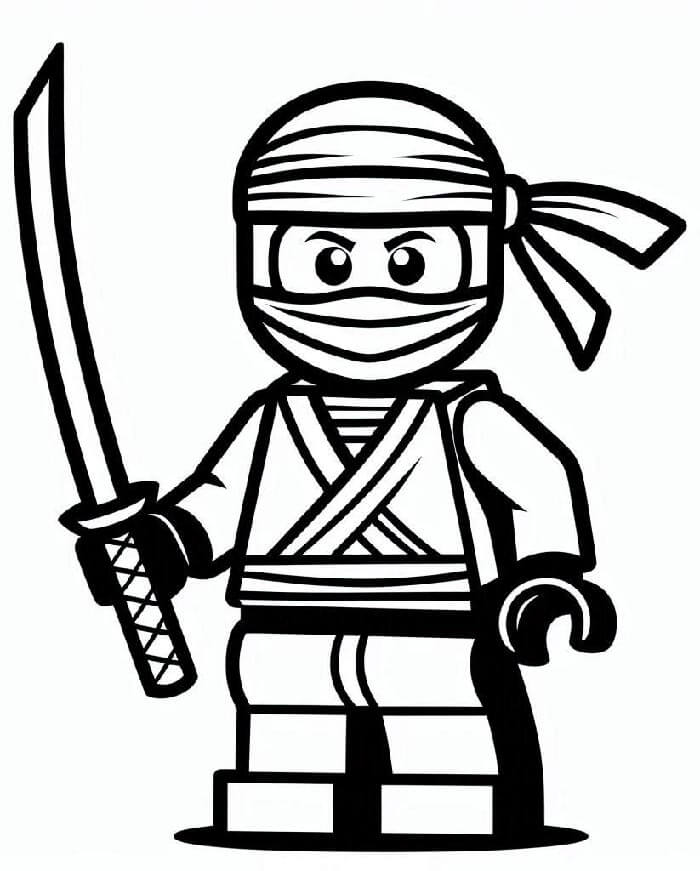 Şirin Ninjago Boyama Sayfası