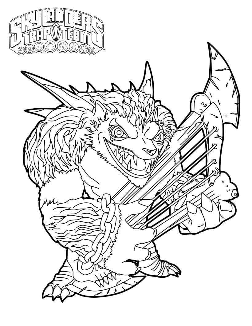 Skylanders (11) Boyama Sayfası