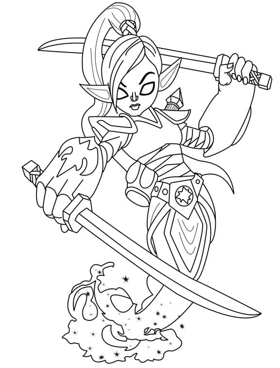 Skylanders (4) Boyama Sayfası