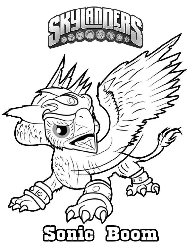 Skylanders (8) Boyama Sayfası