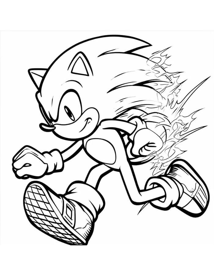Sonic (13) Boyama Sayfası