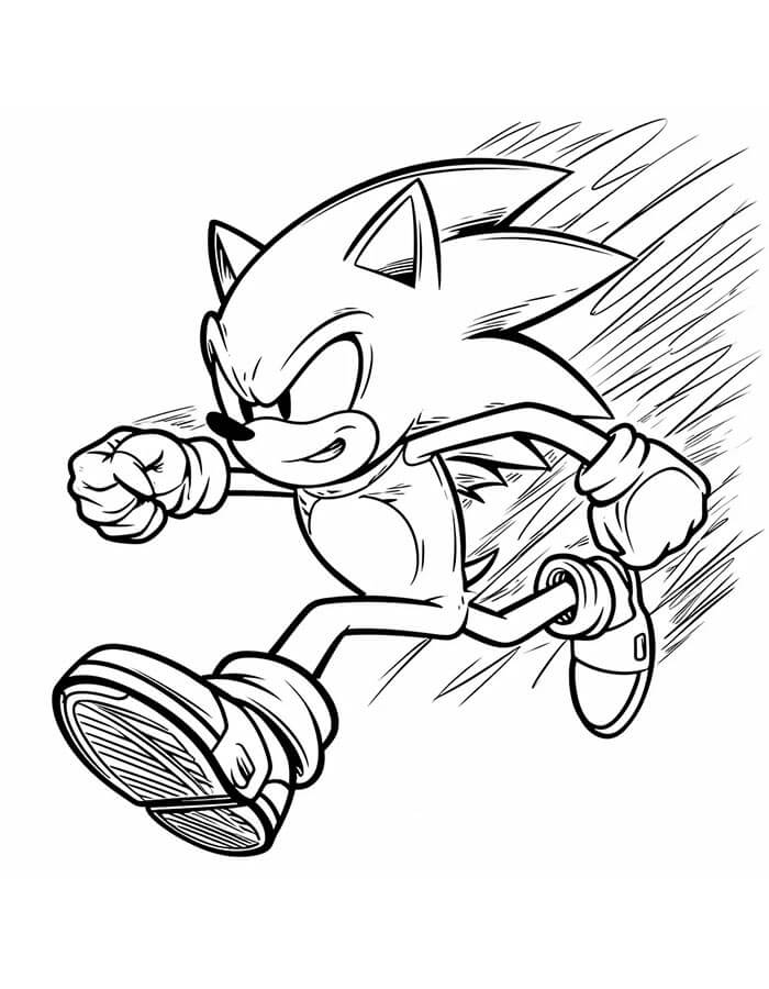Sonic (14) Boyama Sayfası