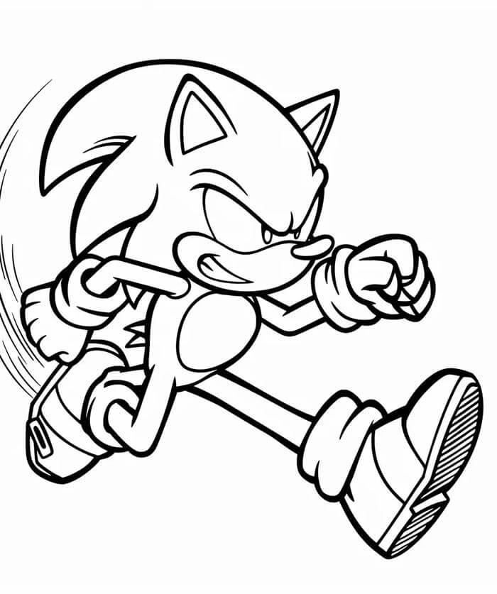 Sonic (15) Boyama Sayfası