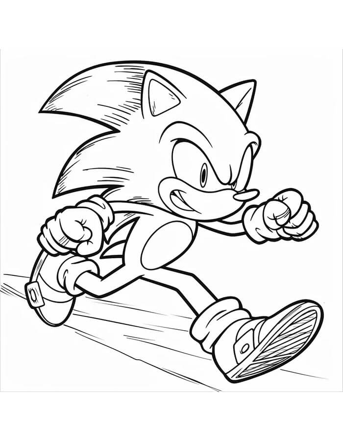 Sonic (18) Boyama Sayfası