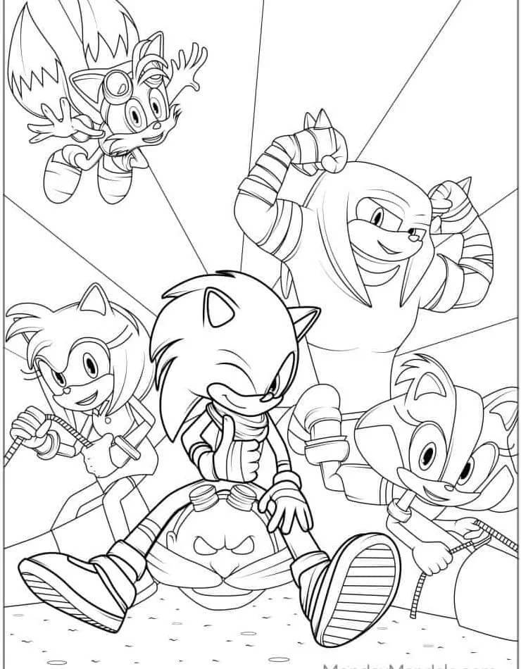 Sonic (6) Boyama Sayfası