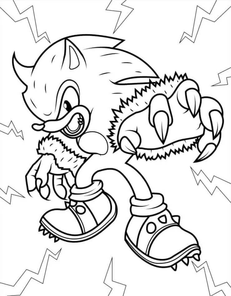 Sonic (7) Boyama Sayfası