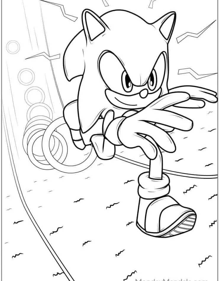 Sonic (9) Boyama Sayfası