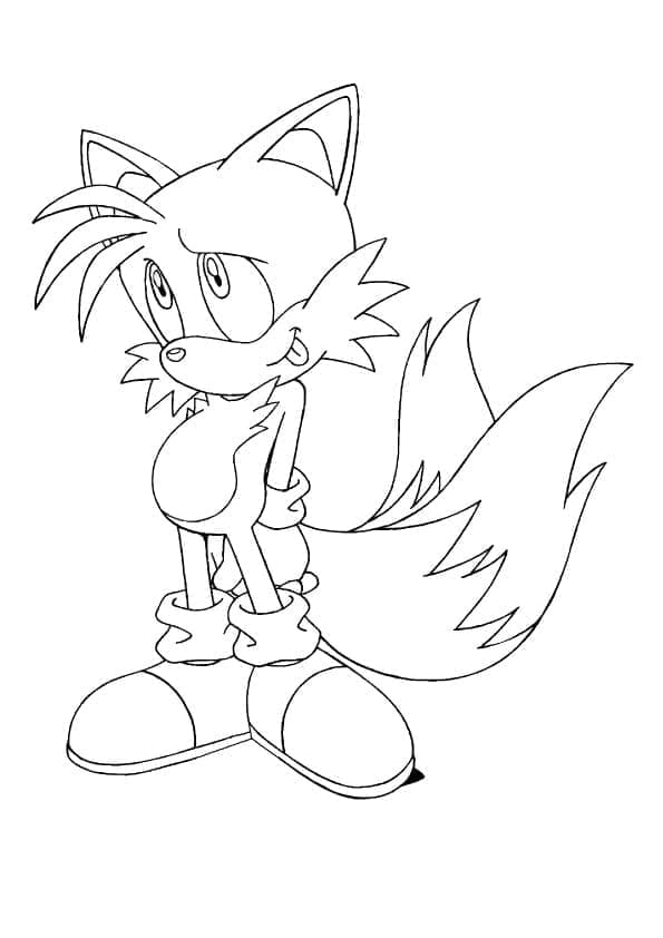 Sonic Bedelsiz Boyama Sayfası