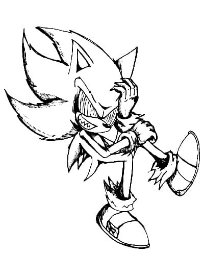 Sonic Exe (13) Boyama Sayfası