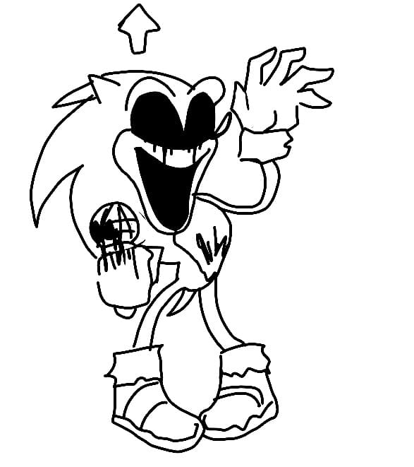 Sonic Exe (17) Boyama Sayfası