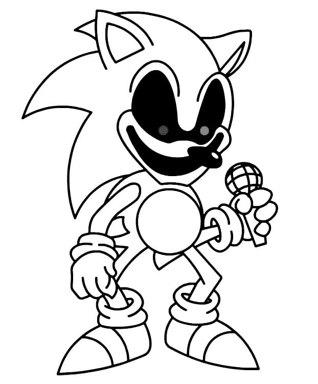 Sonic Exe (18) Boyama Sayfası