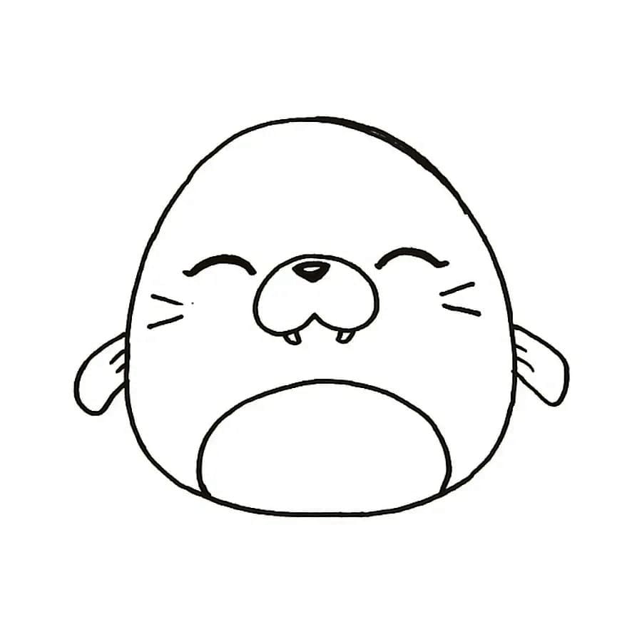 Squishmallow (10) Boyama Sayfası