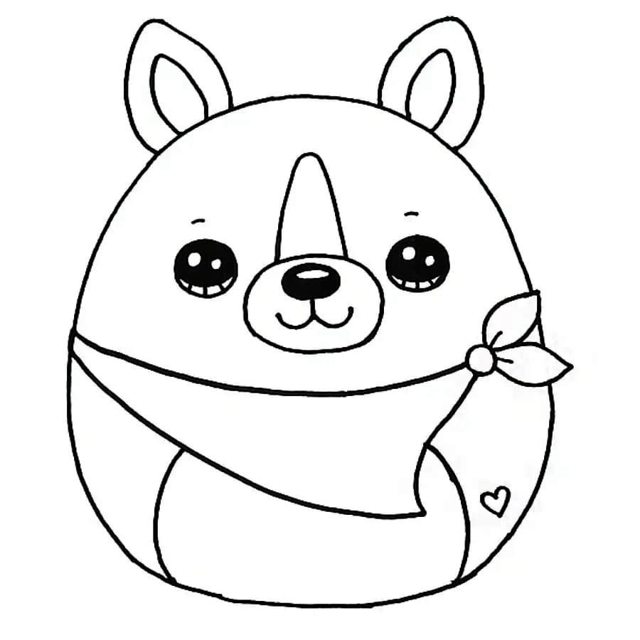 Squishmallow (15) Boyama Sayfası