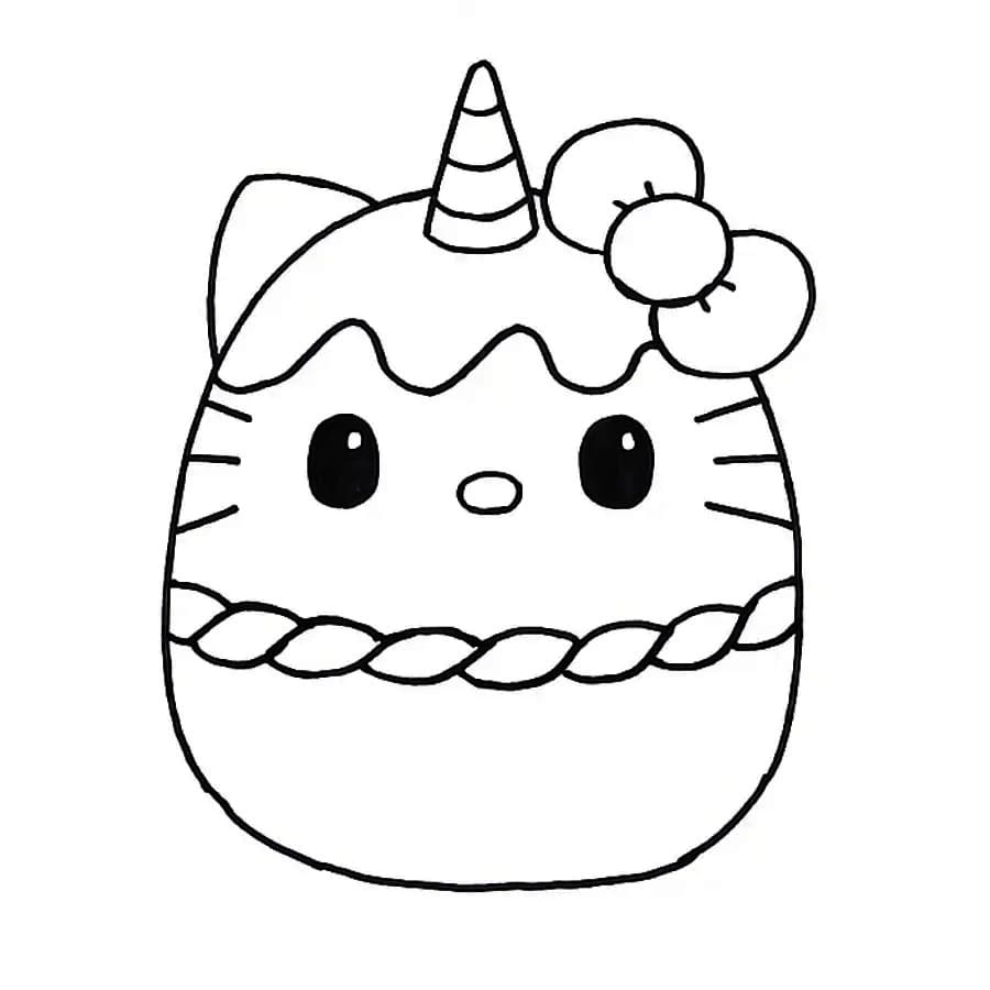 Squishmallow (18) Boyama Sayfası