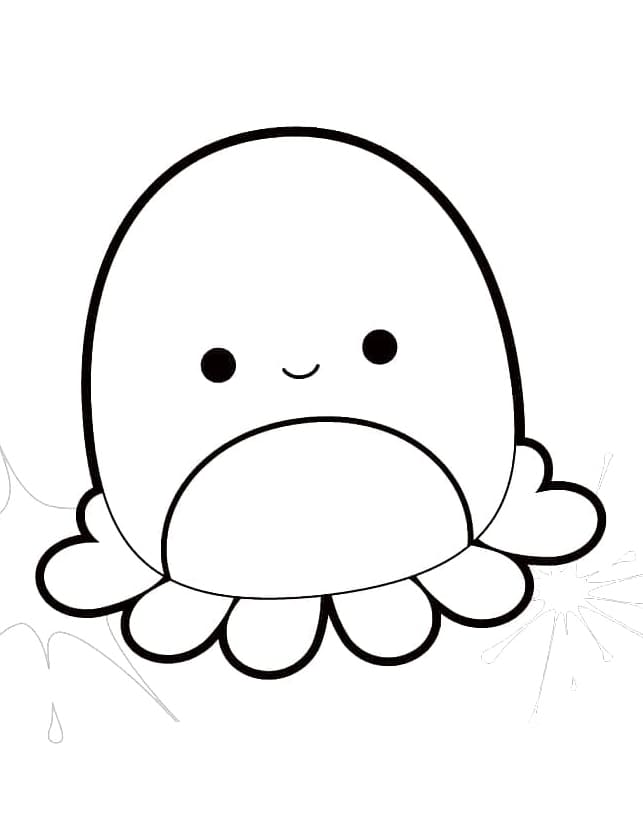 Squishmallow (19) Boyama Sayfası