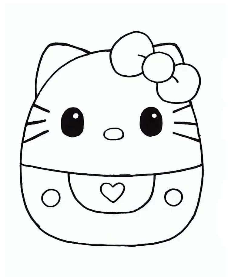 Squishmallow (6) Boyama Sayfası