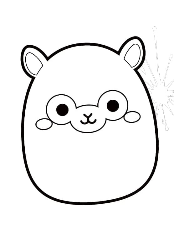 Squishmallow Bedava Boyama Sayfası