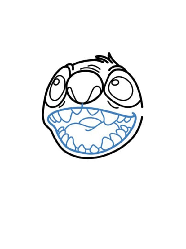 Stitch Nasıl Çizilir Adım (5)