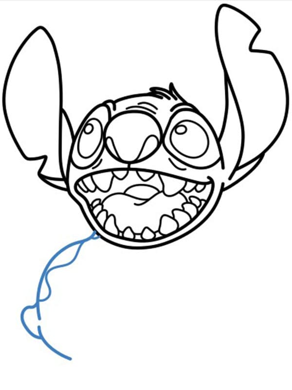 Stitch Nasıl Çizilir Adım (8)