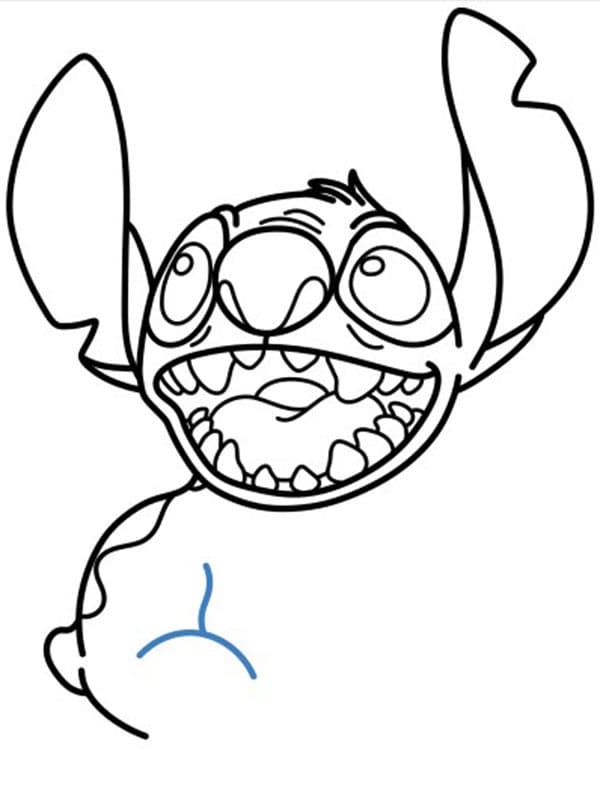 Stitch Nasıl Çizilir Adım (9)