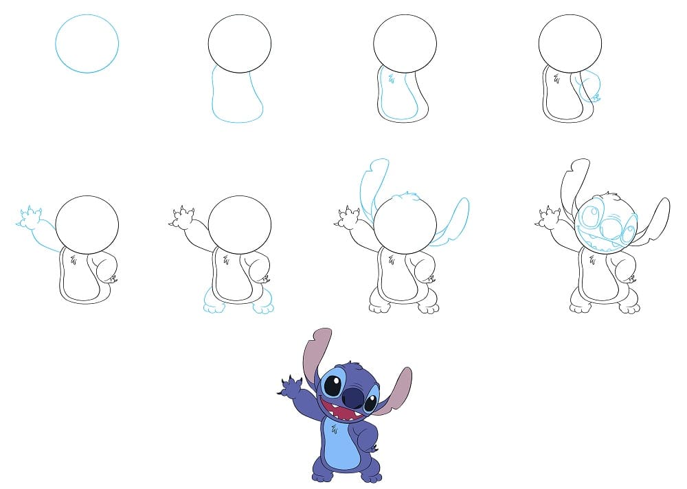 Stitch Nasıl Çizilir
