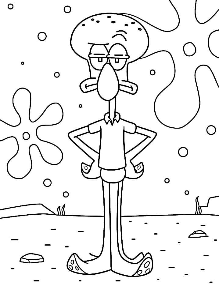 Sünger Bob (13) Boyama Sayfası