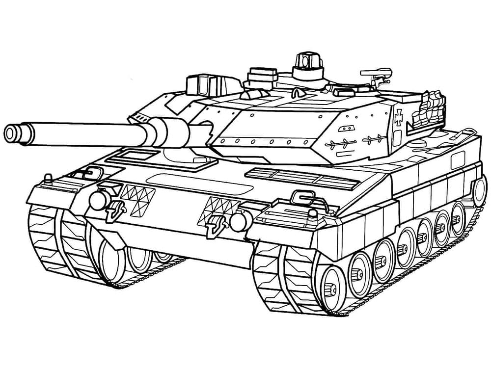 Tank (2) Boyama Sayfası