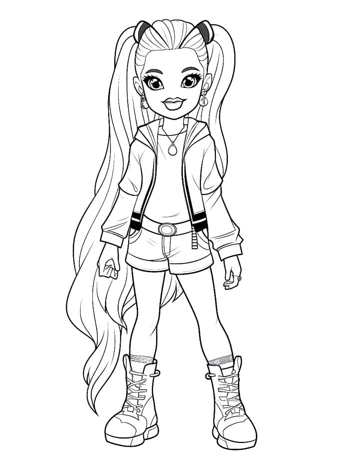 Tatlı Bratz Boyama Sayfası