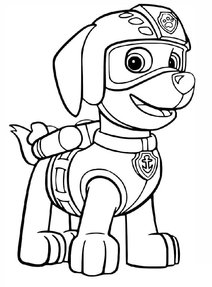 Tatlı Paw Patrol Boyama Sayfası
