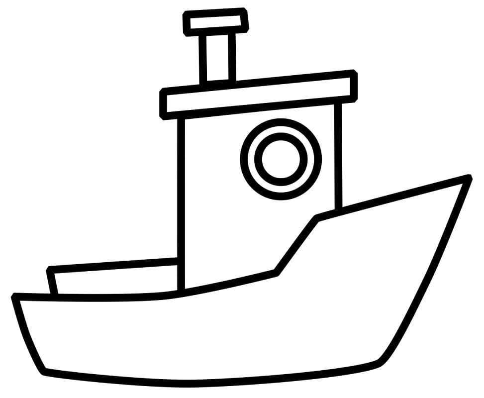 Tekne (12) Boyama Sayfası