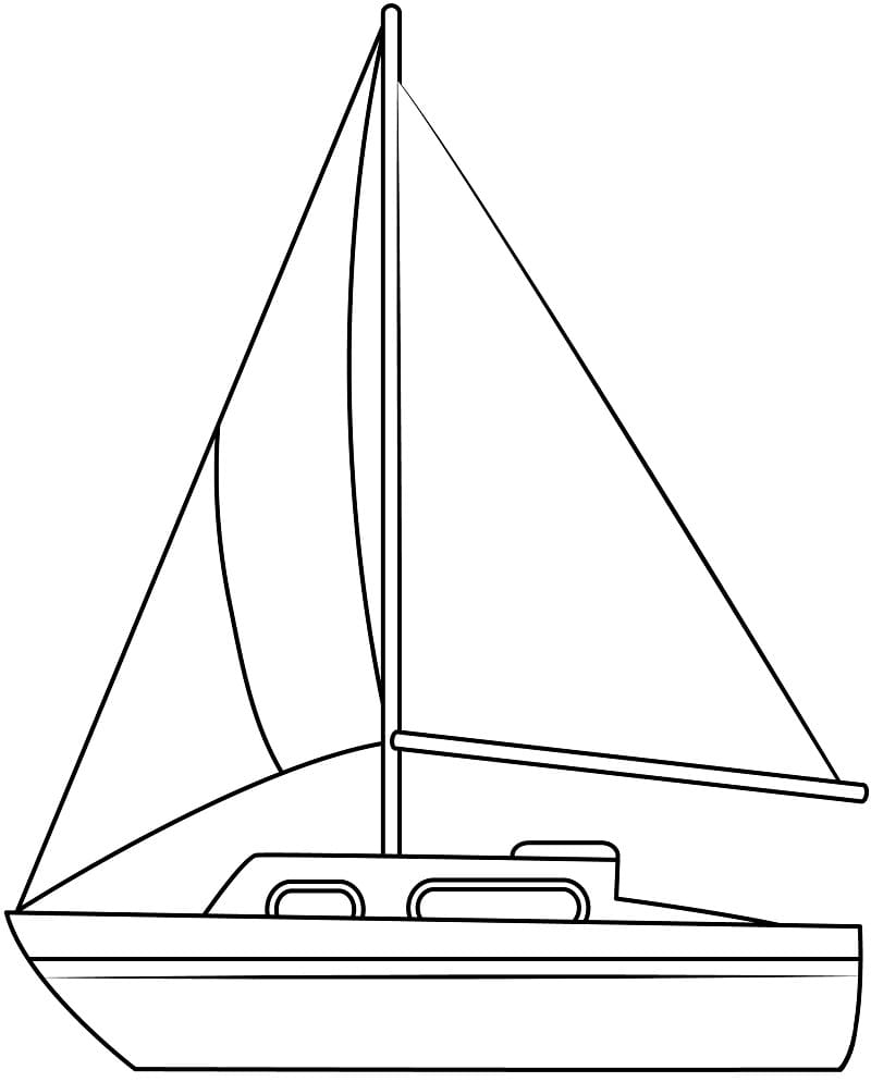 Tekne (2) Boyama Sayfası