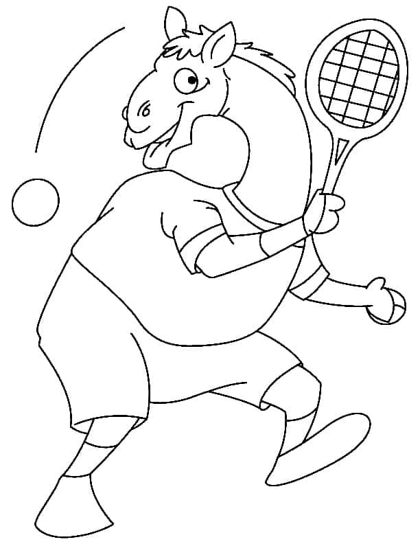 Tenis (5) Boyama Sayfası