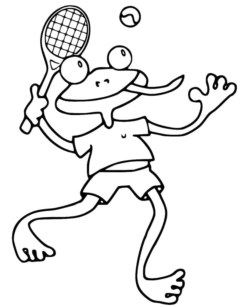 Tenis (8) Boyama Sayfası