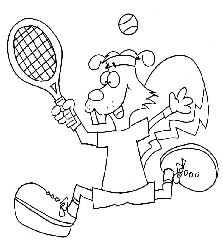 Tenis Boyama Boyama Sayfası