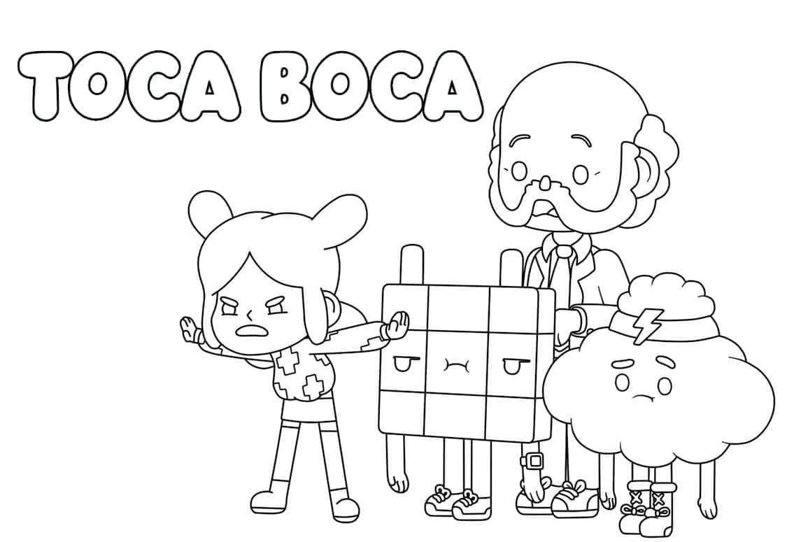 Toca Boca (30) Boyama Sayfası