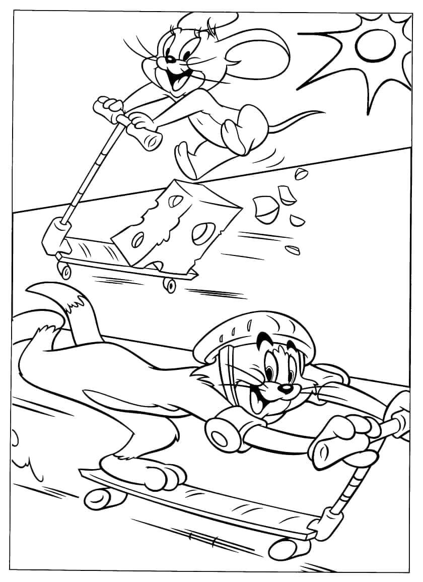 Tom ve Jerry (11) Boyama Sayfası